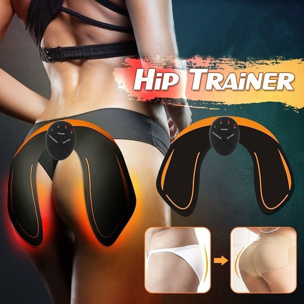 HIP TRAINER - Musculation et raffermissement du muscle fessier par vibration électrique